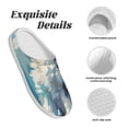 thumbnail image 5 of KLL Cloud Sunshine Puppy Pattern Adult Unisex Cozy Slippers,Fuzzy Slip-on Slippers TPR Sole Slippers Comfort Plush Home Footwear for Indoor & Outdoor-39/40, 5 of 7