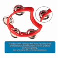 thumbnail image 5 of 20Pcs Plastic Tambourine Musical Instruments, Mini Handheld Tambourines,Percussion Rhythm Party Mus, 5 of 5