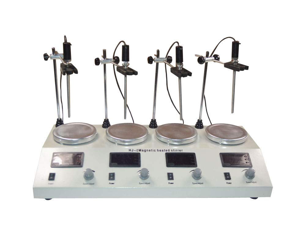 INTBUYING 4 Head Stirrer Multijoint Type Lab Testing Tools