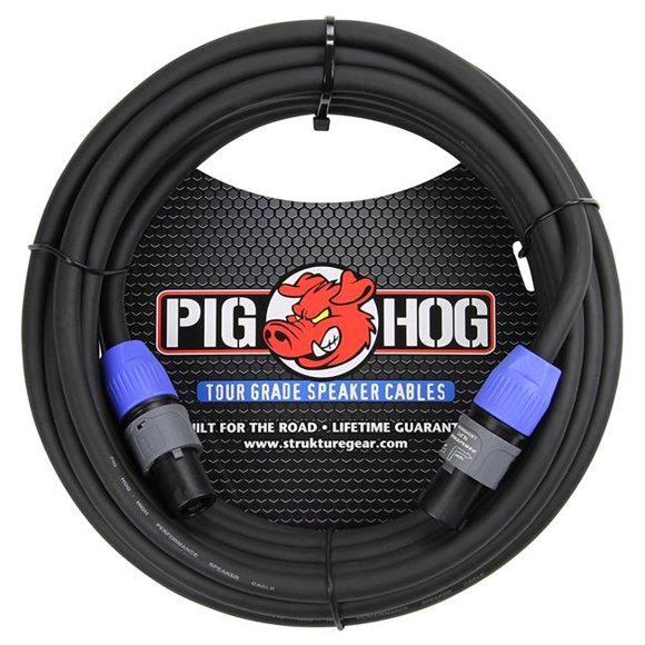 Cochon Hog 100 Pieds Haut-Parleur Câble Speakon