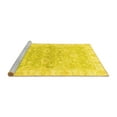 thumbnail image 2 of Ahgly Company Machine Washable Indoor Rectangle Oriental Yellow Modern Area Rugs, 5' x 8', 2 of 4