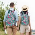 thumbnail image 6 of Balery Excavator Vintage Canvas Backpack for Men and Women - Large Capacity, Durable Travel Laptop Bag for School, Work, Hiking, and Outdoor Activities, 6 of 7