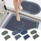 thumbnail image 1 of Alfombrilla de baño súper absorbente - Alfombra de PVC de secado rápido con respaldo antideslizante para ducha, bañera y baño, 30x50cm, juego de 2, 1 of 9