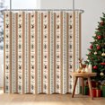 thumbnail image 4 of Tchckioa Shower Curtain,Waterproof Hooks Bath Curtain for Bathroom Decor,Christmas Striped,72x72, 4 of 6