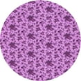 thumbnail image 1 of Ahgly Company Indoor Round Patterned Violet Purple Area Rugs, 7' Round, 1 of 6