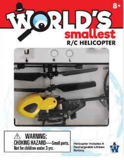 Worlds Smallest R/C helicopter (by Westminster) - Walmart.com