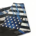 thumbnail image 6 of Shangniulu Garden Yard Flag 12"x 18" Double Sided Polyester Police Honor Flag House Flag Banners for Patio Lawn Outdoor Home Decor White, 6 of 6