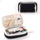 thumbnail image 4 of Estuche para lápices de gran capacidad, multicapa, portátil, fácil de limpiar, bolsa para bolígrafos para útiles escolares, color negro, 4 of 5
