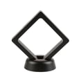 thumbnail image 2 of 5/10Pcs 3D Floating Frame Holder Stand Box Clear Jewelry Ring Coin Display Case, 2 of 8