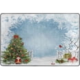thumbnail image 4 of Dreamtimes Christmas Tree Gift Non-Slip Area Rug 72"x48", Winter Snowy Landscape Soft Non Slip Washable Floor Mats for Indoor Front Porch,Living Room, Bedroom,Kitchen, 4 of 5