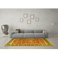 thumbnail image 3 of Ahgly Company Indoor Rectangle Persian Yellow Traditional Area Rugs, 7' x 9', 3 of 4