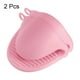thumbnail image 3 of 2uds Engrosados Mini Horno Guantes, Calor Resistentes Silicona Horno Mitones Dedo Pinza Agarres Soporte Olla para Cocina, Repostería, Barbacoa, Rosa, 3 of 6