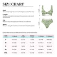 thumbnail image 4 of Kdxio Cute Crocodile Print Women's 2 Piece High Waisted Wrap Spaghetti Strap Summer Swimsuit Bikini Set-XX-Large, 4 of 7