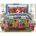thumbnail image 1 of Chic Home BQS15952-US 4 Piece Ghibli Reversible Quilt Set - Multi Color, Full Size, 1 of 1