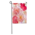 thumbnail image 1 of SIDONKU Girly Pattern Photos of Tender Pink and Red Rose Hibiscus Garden Flag Decorative Flag House Banner 28x40 inch, 1 of 2