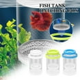 thumbnail image 2 of SharkTRUE Fish Tank Breeder Box, Plastic Floating Fish Isolation Box & Aquarium Breeder Feeder, 3.04 x 3.04 Tran-sparent Multifunctional Incubator for Small Fish, Betta, Shrimp, Clownfish & Guppy, 2 of 9