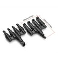 thumbnail image 2 of Amdohai Branch Solar Connector T Connectors for Parallel Connection between Solar Panels 4-Way IP67 Waterproof Solar Panel Cable Male Female Connector 14AWG-10AWG, 2 of 6
