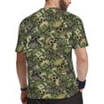 thumbnail image 2 of Rocae Green Skulls for Men's Mesh Quick-Dry Short Sleeve Workout T-Shirt,Mens Crew Neck Tee Lightweight Soft Classic T Shirts X-Small, 2 of 9