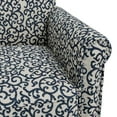 thumbnail image 5 of HL Home Furnishings Jean Rolled Arm Chair with Nailheads in Black Curly Vine, 5 of 9
