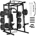 thumbnail image 1 of YUSAZENS Multi Box Carbon Steel Chest Fly Smith Machine Multifunctional Upper Body Strength Training Home Gym Equipment Black, 1 of 7
