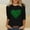 Black#1, variant on GaThRRgYP Womens Tops Trendy,Women's St. Patrick's Day Printed Crew Neck 3/4 Sleeve T-Shirt Loose Tops Black S