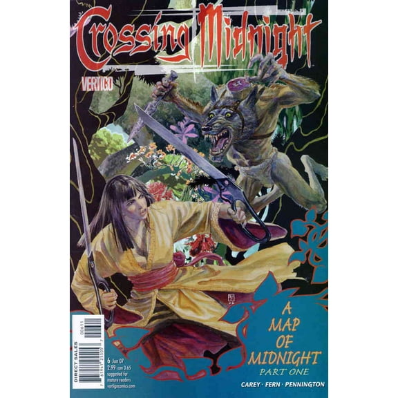 Crossing Midnight #6 VF ; DC/Vertigo Comic Book