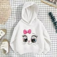 thumbnail image 2 of RUTAYY Children Girls Hoodies Long Sleeve Cute Print Sports Shirt Loose Soft Comfortable Casual Daily Wear Elegant Fashion Hooded Sweatshirt, 2 of 2