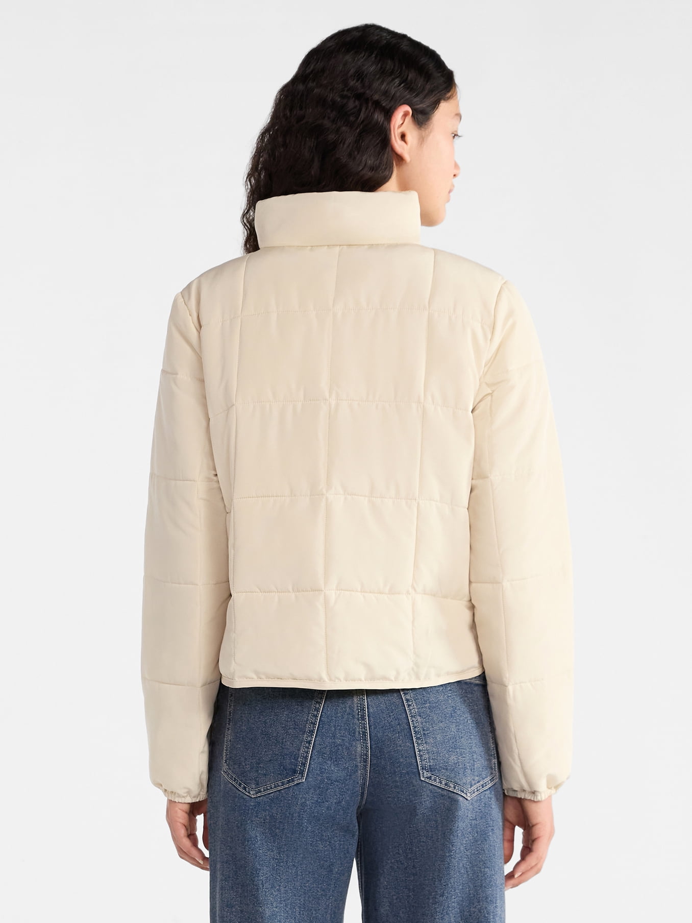 No Boundaries Packable Puffer Jacket, Women's and Women's Plus Sizes XS-4X