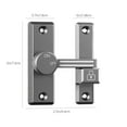 thumbnail image 3 of TOPRenddon No-Drill Door Lock - Child Proof Sliding Gate Lock for Glass/Wood Doors (Black) - Adjustable Cabinet Fastener with Adhesive Backing, 3 of 7