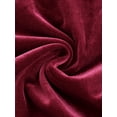 thumbnail image 5 of INSPIRE CHIC Women's High Elastic Waist Contrast Hearts Velvet Long Jogger Pants Burgundy M, 5 of 5