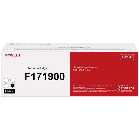 F171900 Black Toner Cartridge (1-Pack) - Compatible for Canon F171900 - Works with F171900 Printer