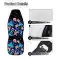 thumbnail image 5 of Chririnla Polyester Car Seat Covers Set for Driving, Easy to Install Removable Car Front Seat Cover, Neon Mushroom Pattern, 5 of 12