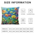 thumbnail image 5 of Nawypu  Summer Spring Pillow Covers Summer Pillows Flower Abstract Floral Watercolor Throw Pillowcase Home Sofa Bedroom Decor Cushion Case Seasonal Holiday Decorations, 5 of 5