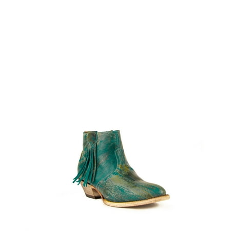 

Women s Ferrini Fringe Leather Boots Handcrafted Turquoise