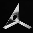 thumbnail image 4 of Labymos Woodworking Triangular Ruler Multi-functional Carpenter's Rule 45° 90° Angle Angle Rule Mark Scraper Carpenter's Marking Tool Three Edged Rule, 4 of 7
