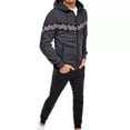 thumbnail image 3 of Wdfiry Men Track Suits 2 Pieces Set Full Zip Sweatsuit Men Hooded Tracksuit Athletic Sports Set, 3 of 7