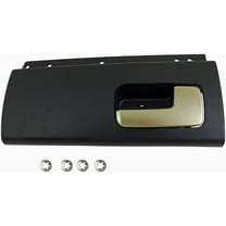 Dorman 80473 Rear Passenger Side Interior Door Handle for Specific Lincoln Models, Black; Gold