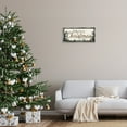 thumbnail image 3 of Stupell Industries Woodland Christmas Typography Holiday Painting Gray Floater Framed Canvas Art Print Wall Art, 25 x 11, 3 of 10