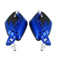 thumbnail image 1 of Soumake 2Pcs/Set 8/10mm Motorbike Scooter Motorcycle Handlebar Mount Rear View Mirrors, 1 of 8