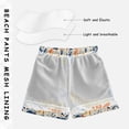 thumbnail image 3 of FORMRS Boys Swim Trunks Quick Dry Mesh Liner Boardshorts Sizes XS-XL, Blue Sardines Pattern, 3 of 7