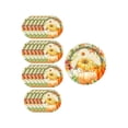 thumbnail image 2 of Dmlowu 24 Pcs Paper Plates, Autumn Maple Leaf & Pumpkin Paper Cups Paper Towels, Disposable Dinnerware Sets for Fall Thanksgiving Harvest Celebrations, 2 of 6