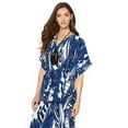 thumbnail image 4 of N Natori Womens' Size Medium Black/White Caftan Top, 4 of 5