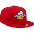 thumbnail image 3 of Men's New Era Red Amarillo Sod Poodles Authentic Collection 59FIFTY Fitted Hat, 3 of 6