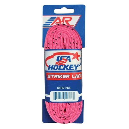 A&R Striker Ice Hockey Skate Laces Waxless Pro Style Heavy Duty Durable (Best Hockey Skate Laces)