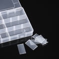 thumbnail image 3 of Amdohai Transparent 18 Grids Adjustable Plastic Storage Containers Jewelry Bead Bathroom Accessories Small Tools Organizer Box, 3 of 8