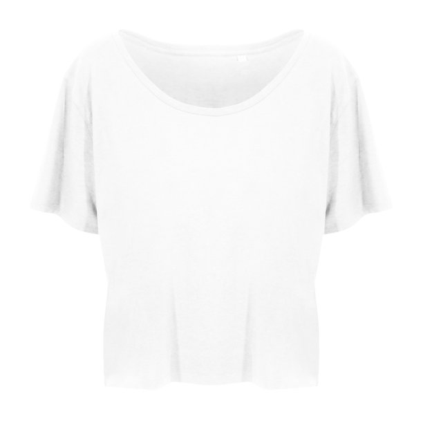 Ecologie - Camiseta Daintree de Ecoviscoso para Mujer (Blanco Ártico)