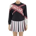 thumbnail image 2 of Women's Spartan Cheerleader Dress Female Cheerleader Uniform Dress Full Set, 2 of 7