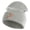 Heather Grey, variant on Monkey Animal Iron on Patched 12 Inch Long Knitted Beanie - Heather Grey OSFM