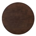 thumbnail image 3 of 28 inch Dining Table, Round, White Walnut, Wood, Metal Steel, Modern Contemporary Mid-Century, Kitchen Room Cafe Bistro Restaurant Hospitality, 3 of 6