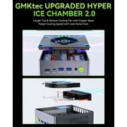 GMKtec M7 Ultra Mini PC AMD Ryzen 7 PRO 6850U (MAX 4.7GHz), 16GB RAM 1TB SSD, 2.5GbE NIC LAN Office Home Desktop Computers, Quad 4K Display, WiFi, BT, USB-C, DP